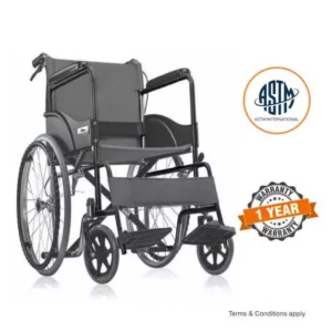 Medemove-Basic-Wheelchair-Powder-Coated-Black-upholstery