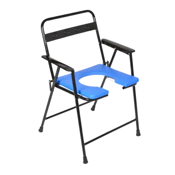 Medemove Invalid Commode Chair U Cut with Armrest Imported